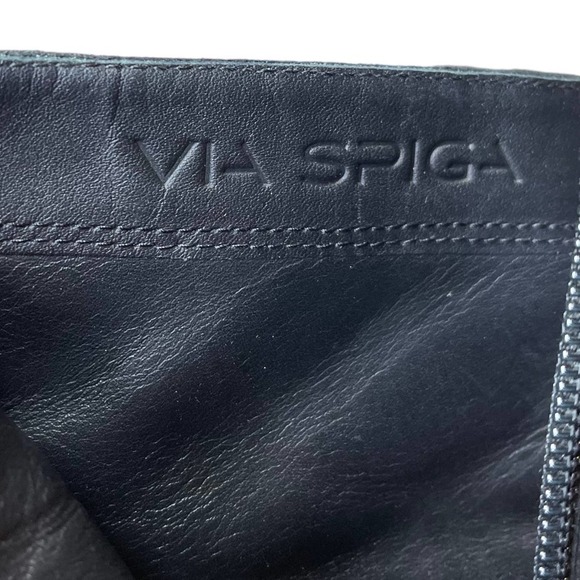 Via Spiga Fito Ankle Boots Women’s Black Suede Size 8.5M - Picture 11 of 11